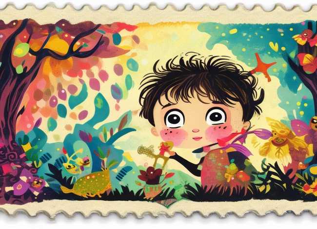 儿童故事系列邮票、邮票绘本故事