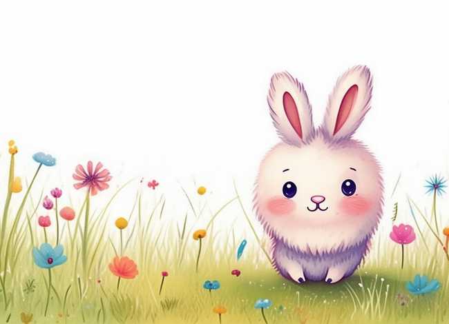 儿童画小兔子图片 儿童画小兔子图片简单