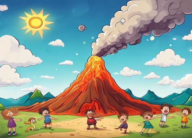 儿童故事火山爆发了 火山爆发故事幼儿园