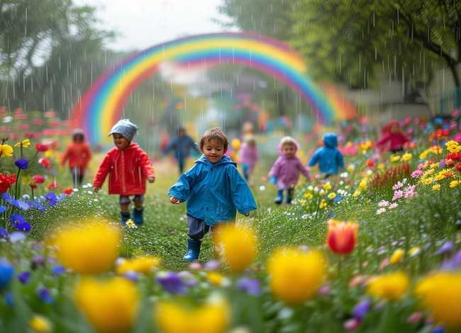 幼儿园春雨的故事，春雨的色彩幼儿园故事