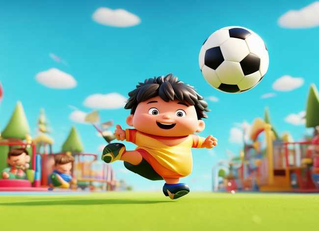 儿童动画踢球故事（儿童动画小宝踢球）