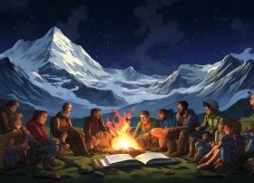 爬山故事、关于爬山的故事书