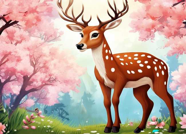 骄傲的梅花鹿儿童故事;骄傲的梅花鹿故事绘本 骄傲的梅花鹿儿童故事;骄傲的梅花鹿故事绘本