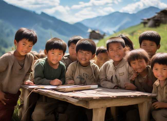 山区贫困儿童的作文（山区贫困儿童的作文题目）