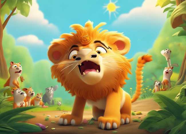 儿童故事小狮子发脾气 幼儿故事乱发脾气的小狮子