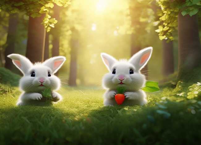两只小兔绘本故事（两只小兔绘本故事图片）