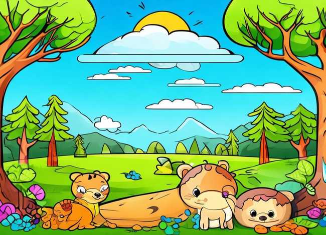 可以打印的儿童故事绘本，可打印的故事填色绘本简单