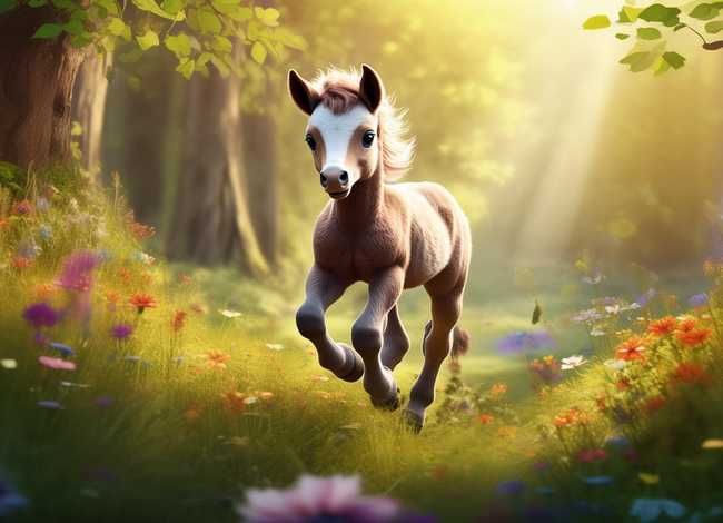 儿童故事小马的故事，小马的幼儿故事