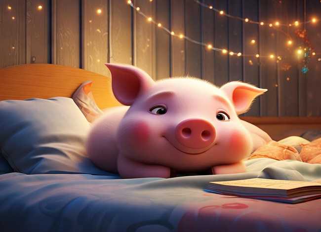 儿童睡前童话故事懒惰的小猪 懒惰的小猪故事图文