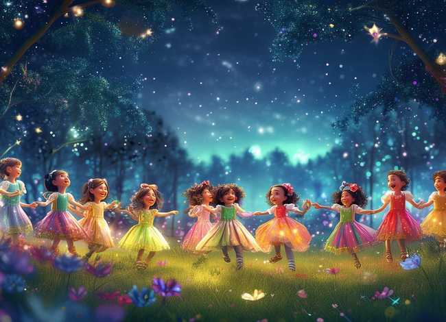 星星儿童舞蹈背景及音乐下载 儿童舞蹈《星星》