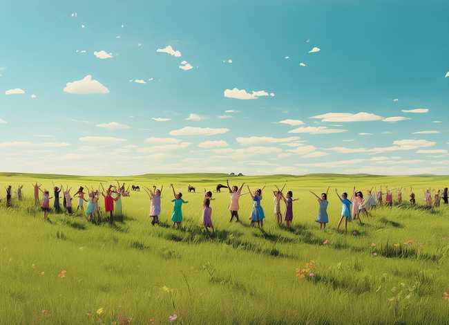 关于大草原的儿歌（关于大草原的儿歌简谱）