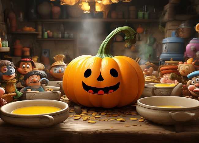 南瓜故事绘本，故事绘本南瓜汤