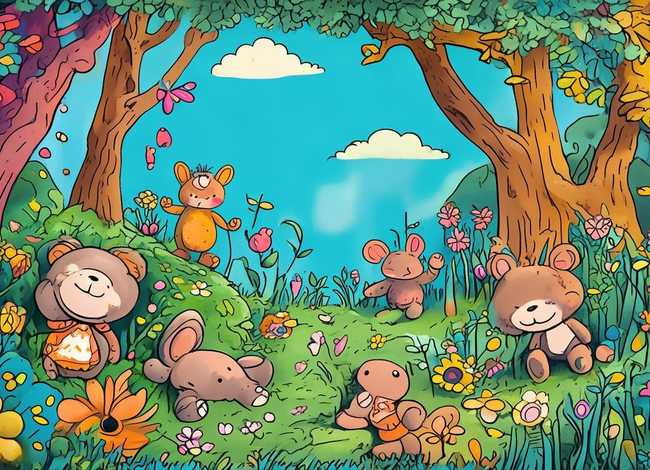 儿童绘本插图故事、幼儿绘本故事插图