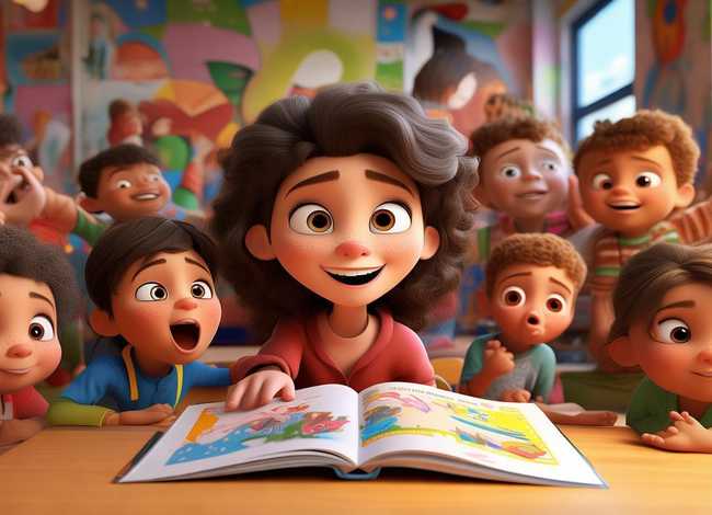 讲故事儿童画图片 - 讲故事的图片怎么画幼儿园 讲故事儿童画图片 - 讲故事的图片怎么画幼儿园