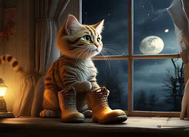 儿童睡前故事穿靴子的猫；睡前故事穿靴子的猫视频