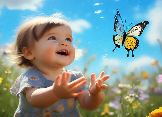 儿童捉蝴蝶的故事怎么编，捉一只蝴蝶能编织美丽的故事