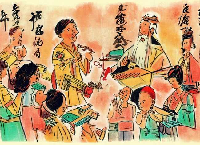 尊师重道的故事手抄报；尊师重道的故事手抄报怎么画