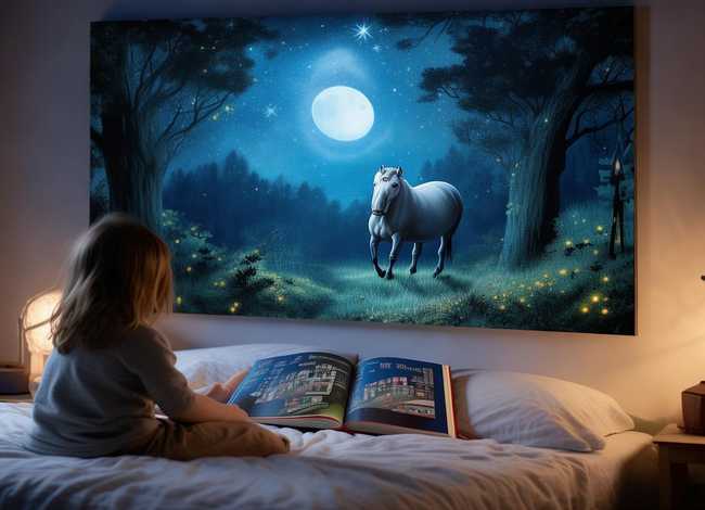 马的故事儿童睡前收听，关于马的睡前故事