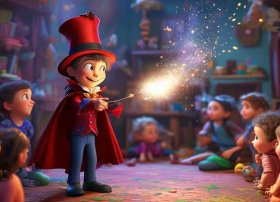 魔术师儿童绘本故事；魔术师的幼儿故事