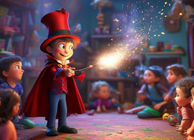 魔术师儿童绘本故事；魔术师的幼儿故事