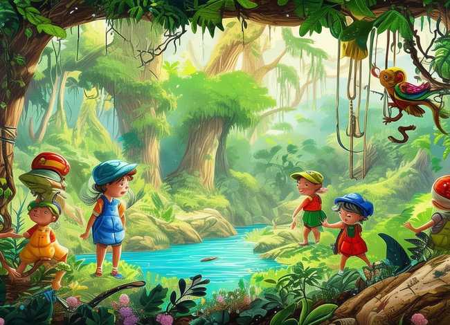 丛林冒险绘本（丛林冒险绘本推荐英文阅读）