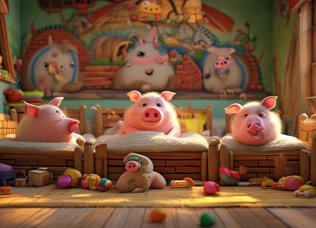 儿童睡前故事大全文字三只小猪 睡前故事幼儿故事大全三只小猪文字版