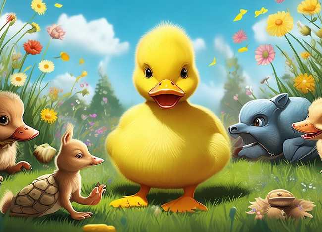 小鸭子找朋友儿童故事 - 小鸭子找朋友的故事绘本