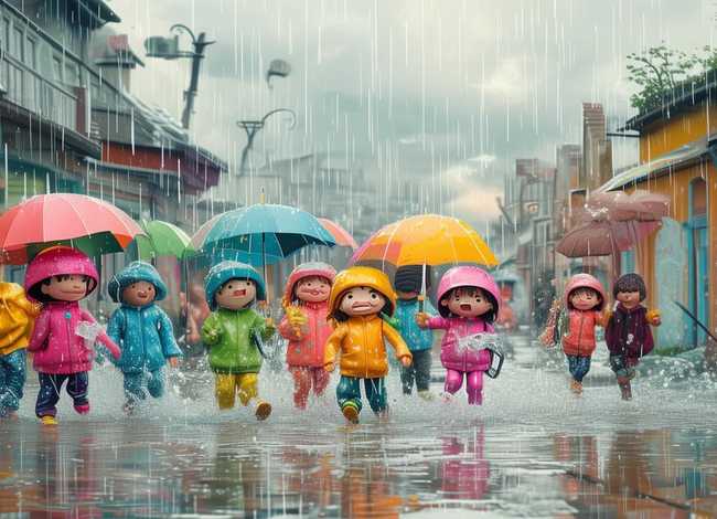 雨天小故事漫画儿童版 雨天小故事动漫完整版