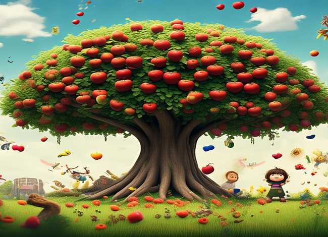 儿童苹果树故事视频 幼儿动画故事大全视频苹果树