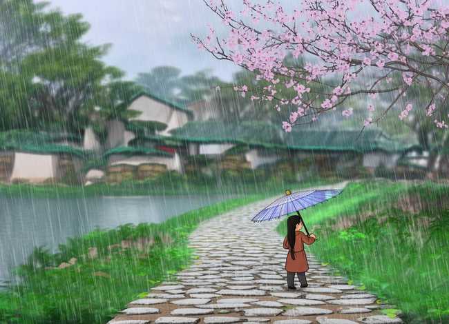 春雨的故事连环画 春雨的故事连环画图片