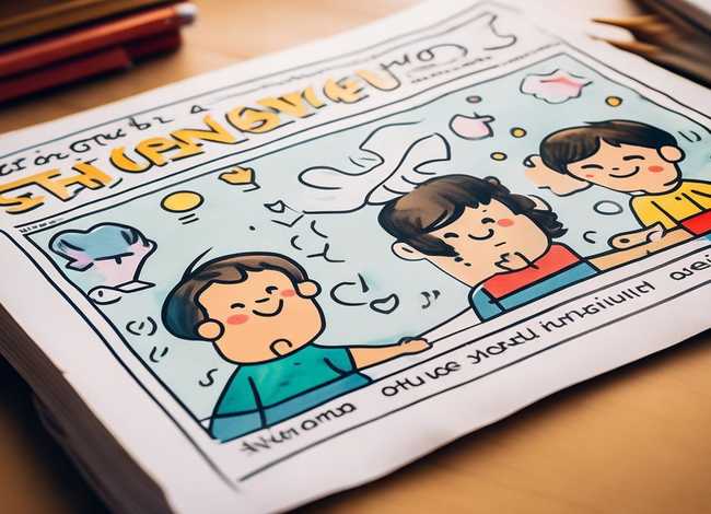 感恩故事小报图片；感恩故事小报图片简单