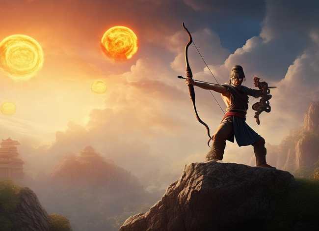 后羿射日儿童故事短篇，后羿射日的故事短篇