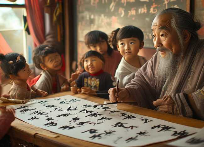 书法故事视频儿童，少儿书法故事视频