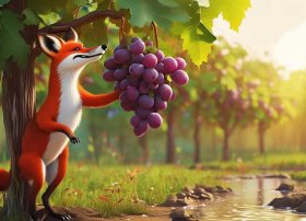 狐狸和葡萄的故事怎么讲、狐狸和葡萄的故事怎么讲的