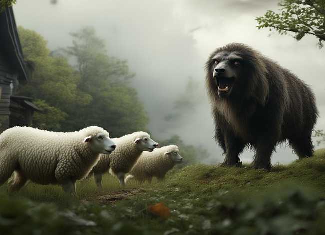 小羊和大灰狼的故事、三只小羊和大灰狼的故事