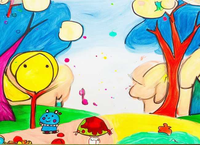 儿童手绘故事简笔画（幼儿手绘故事简单的）