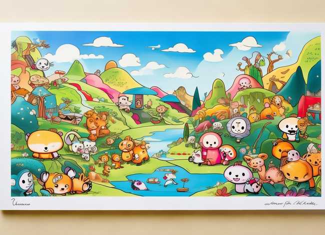 儿童故事打印图案 - 幼儿故事打印