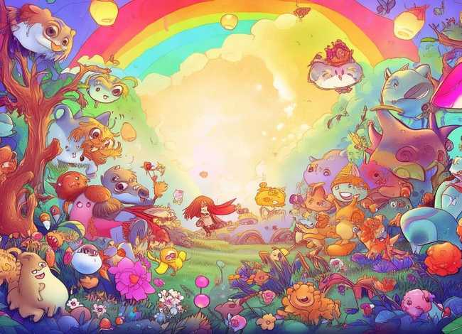 儿童节童话故事图画；儿童节画画图片大全