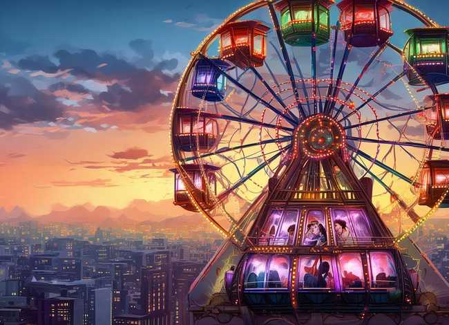 摩天轮的故事文字版，摩天轮的故事文字版怎么写