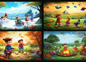 童年四季儿童经典故事、儿童经典完整故事