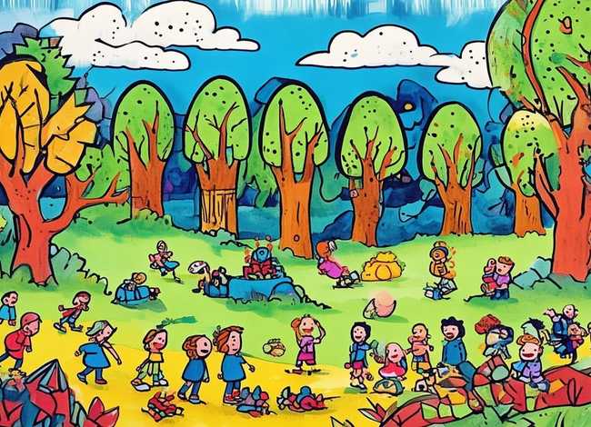 儿童自制绘本故事绘画范本，自制幼儿绘本故事图画 制作 手绘