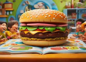 汉堡儿童故事破解 - 汉堡故事绘本