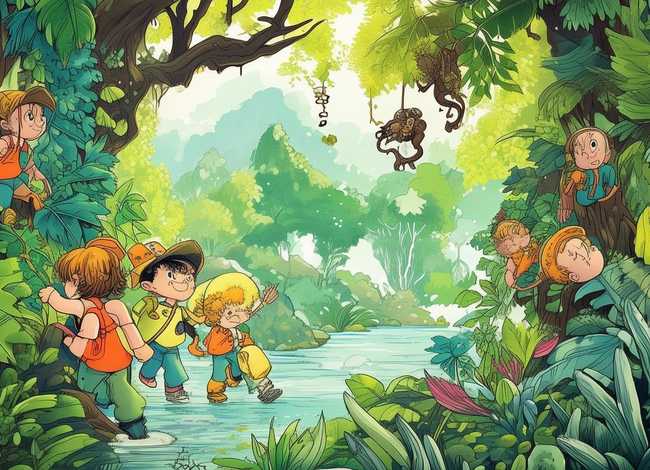 丛林冒险绘本（丛林冒险绘本推荐英文阅读）