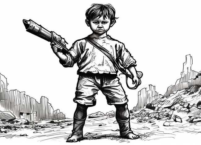 儿童抗战英雄人物 - 儿童抗战英雄人物简笔画 儿童抗战英雄人物 - 儿童抗战英雄人物简笔画