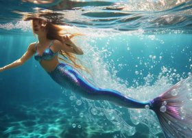 泡泡美人鱼尾巴（泡泡美人鱼尾巴图片）