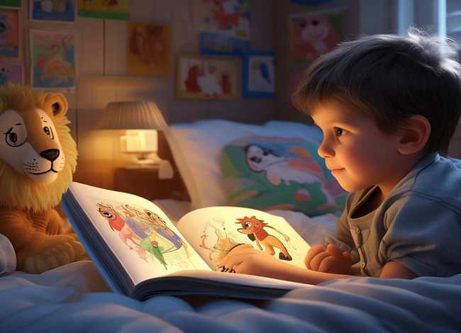 儿童故事听狮子叫 - 儿童故事3-6岁睡前听狮子故事