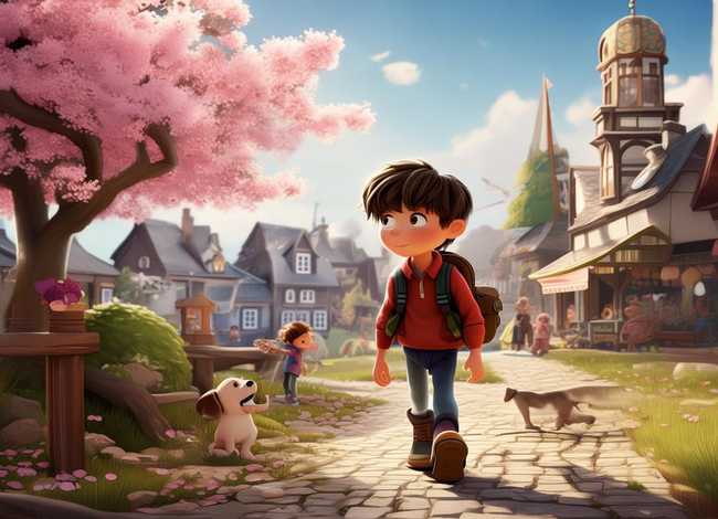 上学去的故事，大卫上学去的故事