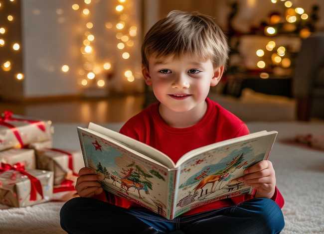 圣诞故事绘本英语初一，圣诞故事绘本英语初一续写