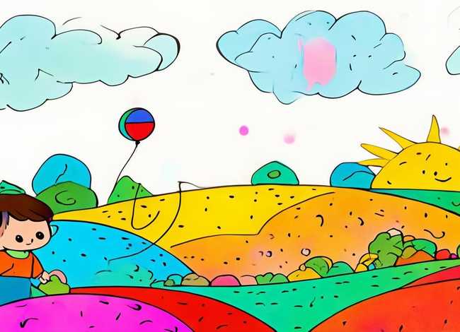 儿童故事绘画作品图片，儿童故事绘画作品图片简单