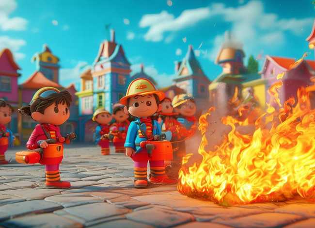 儿童动画灭火故事，儿童灭火动画片